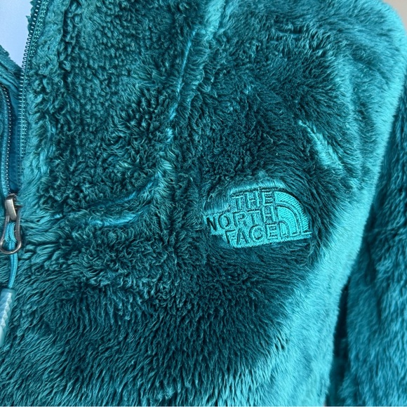 The North Face MEDIUM Deep Teal Ultra Silky Soft Fleece Half Zip Pullover - Picture 4 of 9